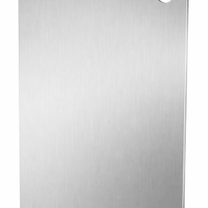 Tocator din otel inoxidabil, gri, awwaline, inox 304, fara miros, usor de curatat, rezistent, 30 x 20 cm, rezistent la coroziune, 1.5 mm grosime