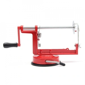Aparat taiat in spirala, awwaline®, rosu, inox, ideal pentru cartofi, mere - Img 4