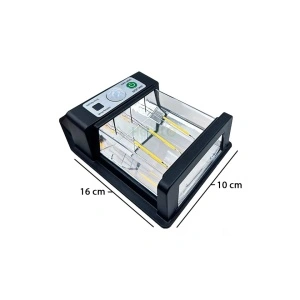 Lampa Solara de Perete cu senzor miscare, awwaline, neagra, 3W, 600 LM, 16 x 10 cm - Img 3