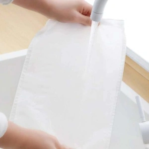 Punga de strecurare lapte vegan din migdale si nuci, awwaline, Nylon, Reutilizabila, 20x30 cm - Img 6