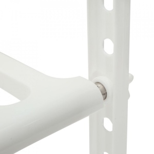 Raft organizator extensibil cu 2 etaje, awwaline, alb, 38-70 x 26 x 38 cm, ideal pentru spatiul de sub chiuveta - Img 7