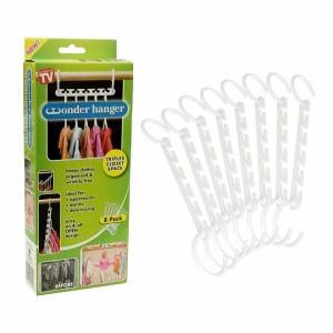 Set 8 suporturi organizatoare pentru umerase, Wonder Hanger - Img 1