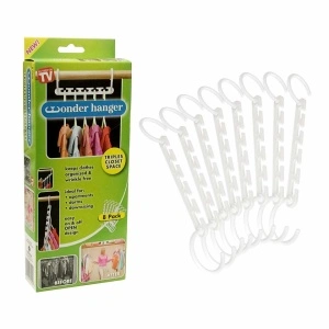 Set 8 suporturi organizatoare pentru umerase, Wonder Hanger