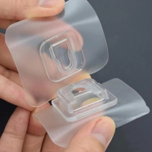 Suport dublu de fixare cu adeziv acrilic, awwaline, transparent, ideal pentru agatat si suspendat obiecte - Img 8
