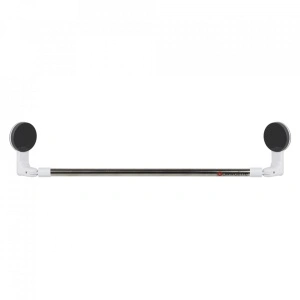 Suport pentru prosoape, awwaline, alb, 50 cm, prindere cu ventuza, permite montarea pe colt - Img 5