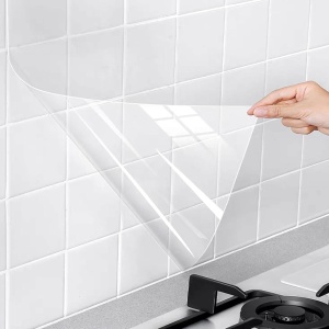 Folie Transparenta Statica, awwaline, 60 x 300 cm, ideala pentru perete, mobilier si alte suprafete