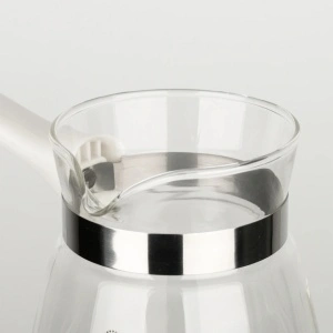 Ibric electric pentru cafea, RAF, alb/negru, putere 650W, capacitate 500ml, recipient sticla borosilicata, BPA Free, indicator luminos, ideala pentru cafea turceasca si greceasca - Img 6