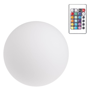Lampa solara Sferica RGB cu Telecomanda, awwaline, IP65 impermeabil, fixare cu tarus in pamant, ideala pentru gradina, terasa - Img 3