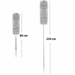 Pamatuf telescopic pentru praf si paianjeni, awwaline, gri, maner extensibil pana la 250 cm - Img 8