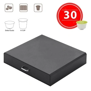 Suport 30 capsule cafea, awwaline, negru, 35 x 34 x 7.5 cm, compatibil K-Cup, Dolce Gusto - Img 3