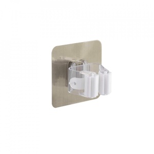 Suport multifunctional de perete, awwaline®, sistem ingenios de agatare, prindere cu adeziv fara gauri, ideal pentru maturi si mop - Img 1