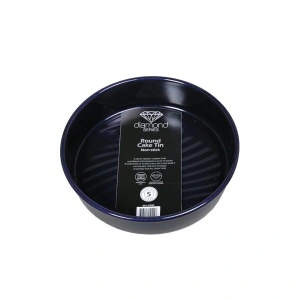 Tava copt cu fund detasabil, awwaline, rotunda, otel carbon, negru metalizat, 20 x 6.5 cm, non stick, usor de curat - Img 2