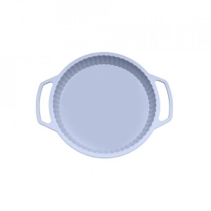 Tava copt rotunda, awwaline®, gri, silicon, manere intarite