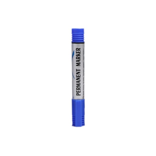 Marker permanent rotund, varf 2mm, Albastru