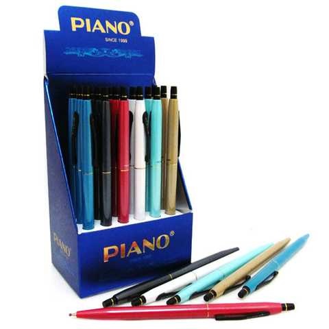 Pix PIANO cu mecanism, vârf 0.7mm, corp color, Albastru PS-008