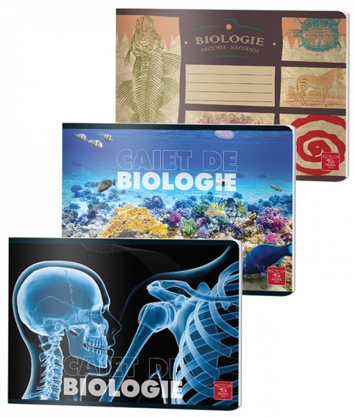 Caiet biologie policromie, 16 file