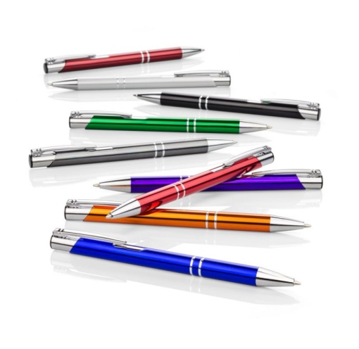 Pix metal - cu mină tip Parker 7253, corp color, Albastru