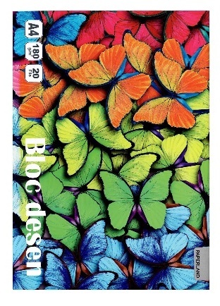 Bloc de desen, A4, 90 gr, 12 file