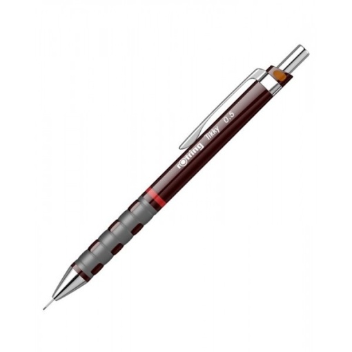 Creion mecanic Rotring Tikky, 0.5mm, corp plastic rezistent diverse culori, cu guma de sters
