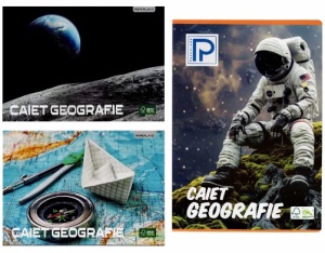 Caiet geografie A4 policromie 24 file