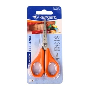 Foarfeca Kangaro Elegance EL-43/Y, 10.8cm, lama inox, blister