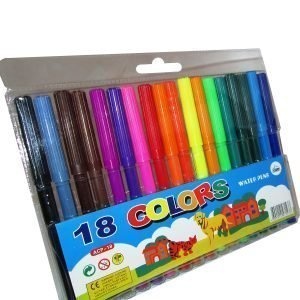 Carioci pe baza de apa 18 culori/set