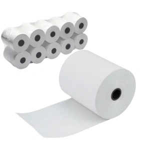 Hartie termică pentru casa de marcat si POS, 57mm x 25m, alb, 1 exemplar, set 10 role
