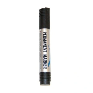 Marker permanent rotund, varf 2mm, Negru
