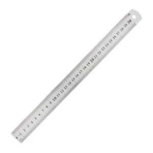 Riglă din metal, 30 cm