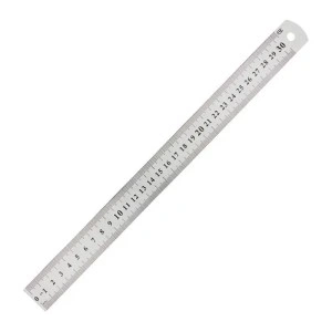 Riglă din metal, 30 cm