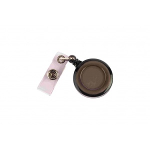 Snur retractabil pentru ecuson CNX, tip YOYO, plastic, semitransparent, cu clips