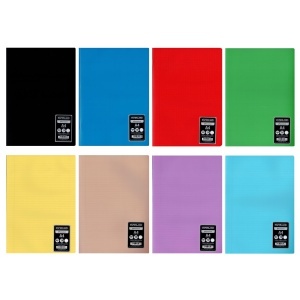 Caiet A5 48 file policromie COPERTA PLASTIC - matematica