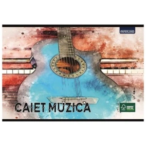 CAIET MUZICA A4 24 FILE - DESCHIDERE VERTICALA