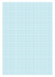 Hârtie milimetrică, A4, 15 file / set