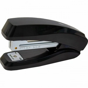 Capsator Kangaro Executive ES-35P, 24/6 - 26/6, 15 coli, 48mm, plastic, negru, blister
