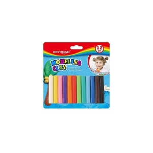 Plastilina Keyroad KR971345, 160g, set 12 culori