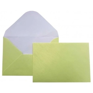 Plic color C7L CNX, galben metalizat, 120g/mp, 75x110mm, autoadeziv, set 10 buc