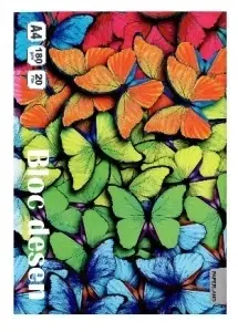 Bloc de desen, A4, 90 gr, 12 file