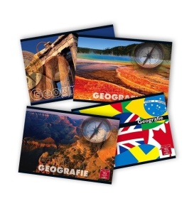 Caiet geografie policromie, 16 file