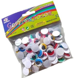 Ochi mobili color 12mm