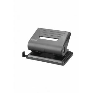 Perforator Eagle 837, 25 coli, plastic, negru