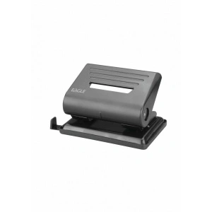 Perforator Eagle 837, 25 coli, plastic, negru