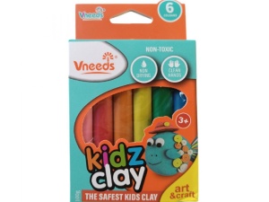 Plastilină set 6 culori, 100gr - V1210