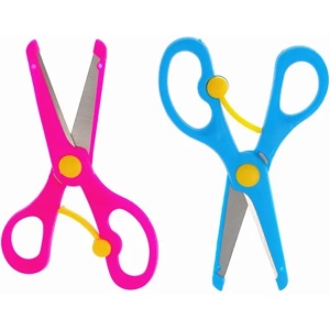 Foarfecă hârtie plastic cu clips