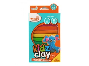 Plastilina set 12 culori, 200gr - V1211