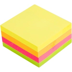 Notes adeziv, 76x76, 100 file, 4 culori