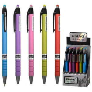 Pix PIANO cu mecanism, vârf 0.7mm, corp color, Albastru PB-165-C