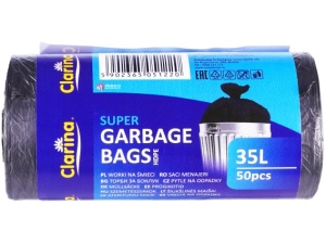 Saci gunoi, 35L, 50 buc/rola