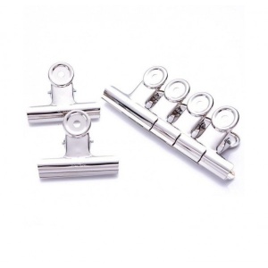 Clipsuri metalice Office Cover DL0015 6105, 31mm, argintii, cutie 6 buc