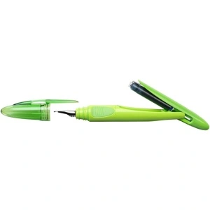 Stilou Bic EasyClic, varf M, alimentare rezerve, grip cauciucat, blister (+1 rezerva), diverse culori - Img 2